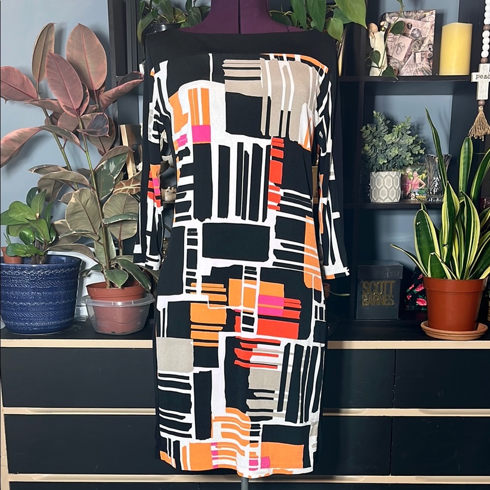 Banana Republic Geometric Print Dress